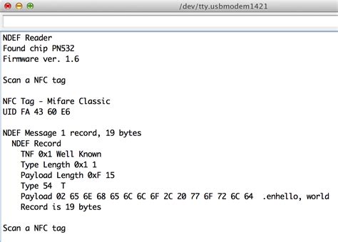 mifare nfc tag data string|GitHub .